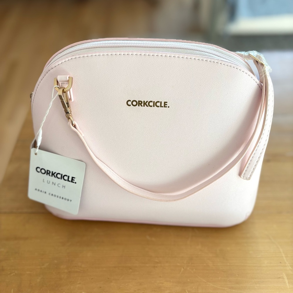 Corkcicle Adair Soft Pink Crossbody Bag